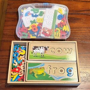 Melissa and Doug Spelling Puzzle Set Games